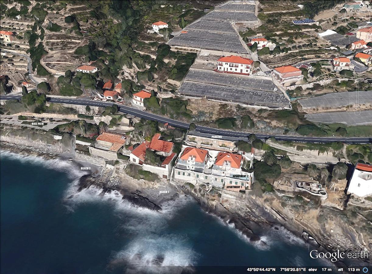 Seaside Holiday Apartment - Unique Location Cipressa Dış mekan fotoğraf